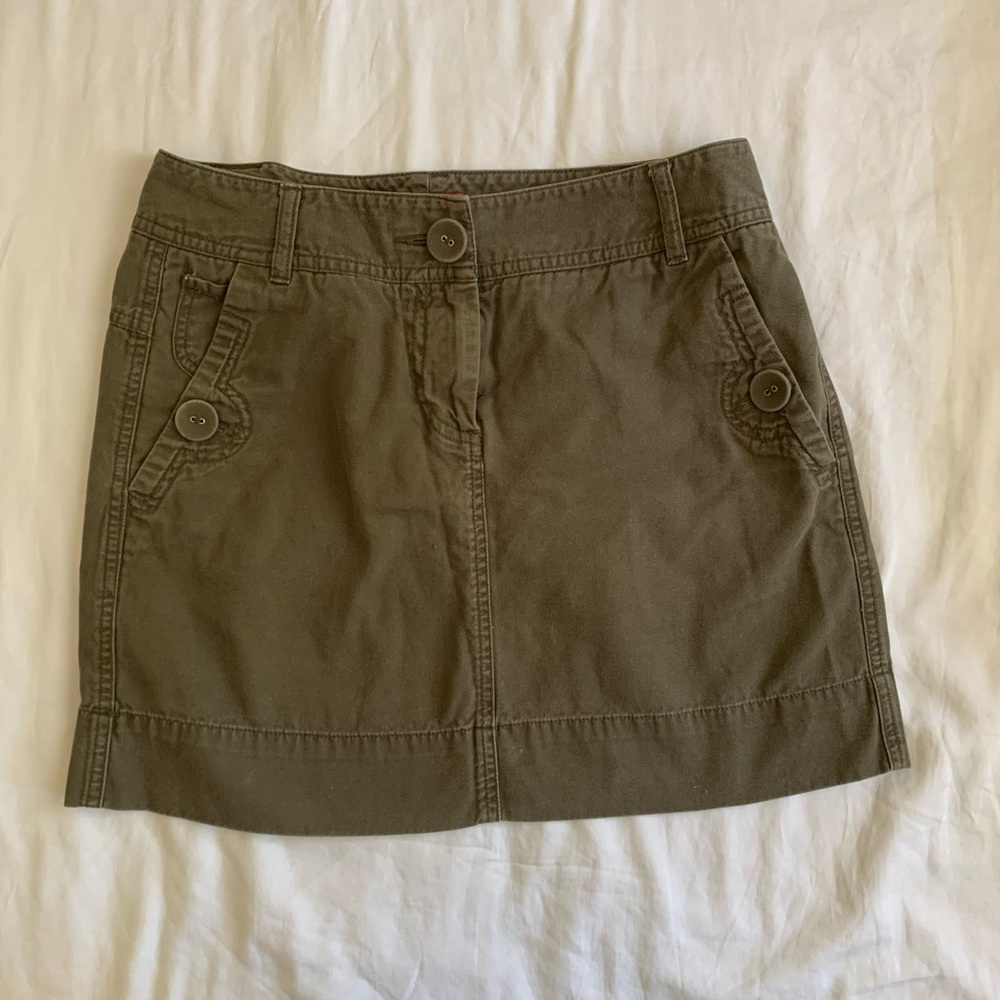 Elle canvas skirt